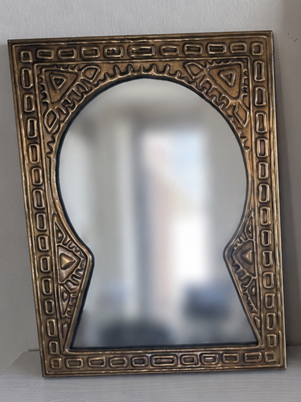 Urban Outfitters Gold Moroccan Arch Mirror Boho Wall Decor